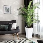Garvee 16" Tall Planters Set of 2, Outdoor＆Indoor Black Planter Pots, High - Image 9