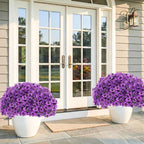 60 Pack Artificial Flowers for Outdoor Indoor Fake Plants, Faux Silk Flowers - Image 7