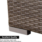 Wisteria Lane 2 Pieces Patio Furniture Sets, Outdoor Sectional Furniture - Image 7