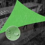SUNNY GUARD Waterproof Sun Shade Sail 8'x10'x12.8' Lemon Green Right Triangle by SUNNYGUARD