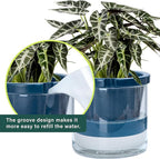 D'vine Dev 10 Inch Design Self Watering Planter - Image 6