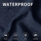 Easy-Going Linen Look Outdoor Curtains Waterproof Windproof Porch Curtains - Image 2