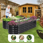 Galvanized Raised Garden Bed Outdoor- Raised Beds - Image 8