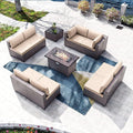 Kullavik 10 Pieces Outdoor Patio Furniture Set by KULLAVIK