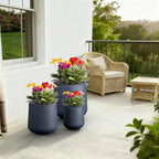 Kante 15.3"+11.6"+8.2" Dia Round Concrete Planter, Large Outdoor Indoor Planter - Image 6