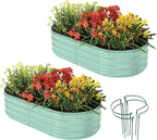 Galvanized Metal Planter Raised Garden Bed Kit by ZFHgarden