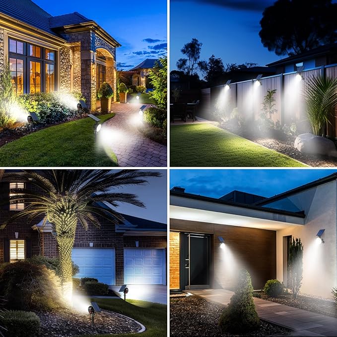 nipify Solar Lights Outdoor Waterproof, Spot Lights- 4 Pack/53 LED/3 Modes - Image 7
