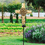 38inch Cross Garden Solar Lights Outdoor Decorative - Image 4