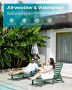 Ciokea Lounge Chair Outdoor, Oversized Chaise Lounge Chair - Image 8