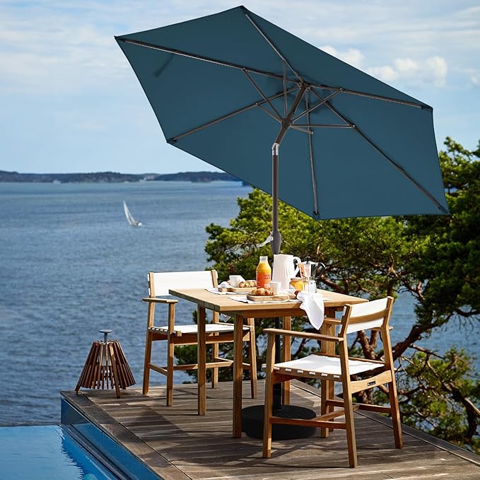 JEAREY 7.5FT Patio Umbrella Outdoor Market Umbrella - Image 4