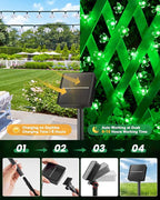 Brightown 60 LED Flower Solar Lights String Outdoor Waterproof Fairy Lights - Image 5