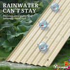 YITAHOME 24" Tall 9 in 1 Raised Garden Bed Kit, 96x24 in Large Galvanized Metal - Image 4