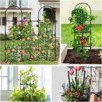 2 Pack Trellis for Climbing Plants Outdoor, 47.2" H Garden Trellis, Rustproof - Image 6