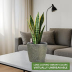 Dexceder 11x10 Inches Self Watering Planter Indoor Outdoor, Inner Pot Design - Image 6