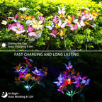 Solar Garden Lights Outdoor Waterproof Decorative Solar Lights Outdoor 2 Pack - Image 4