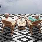 SAND MINE Waterproof Outdoor Rug 9x18 ft, Plastic Straw Rug, Modern Area Rug - Image 6