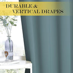 NICETOWN Blackout Drapery Curtain Panel 90 inches Long - Image 4