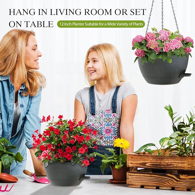 12 Inch Hanging Baskets 2 PC - Image 6