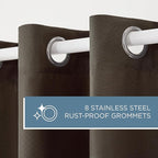TOWN & COUNTRY ΒASICS Cabana Solid Heavyweight Indoor Outdoor Curtains - Image 10