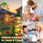 Solar Lights Outdoor Waterproof Garden Decor, Solar Watering Can Lights - Image 3