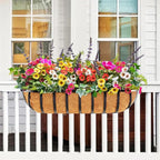2pcs 30' Planter, Metal Window Box - Image 5