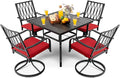 NUU GARDEN 5 Piece Outdoor Dining Set, Outdoor Furniture Set by NUUGARDENCORPORATION