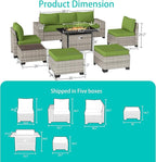 9-Piece Outdoor Patio Furniture Set - Image 3