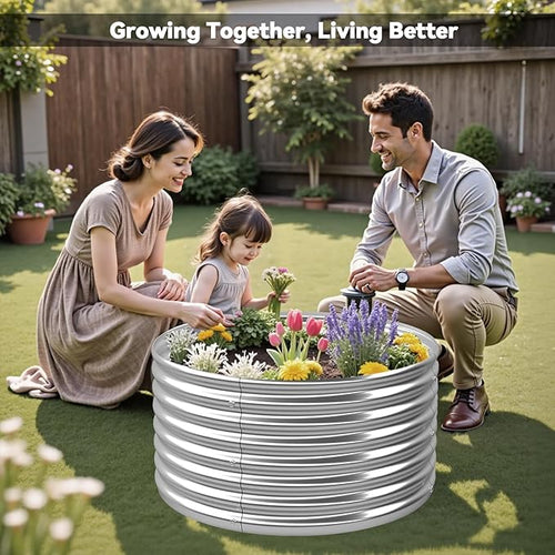 4 Pack Tall 2x2x2FT Round Raised Beds - Image 2
