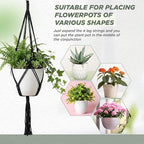 EBOOT 2 Pack 48 Inch Large Macrame Plant Hanger Rope to Hang Flower Pot Plant - Image 4