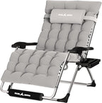 UDPATIO Oversized Zero Gravity Chair 33In XXL Lounge Chair by UDPATIO