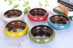 VanEnjoy 7.3 inch Round Large Shallow Succulent Ceramic Glazed Planter Pots - Image 6