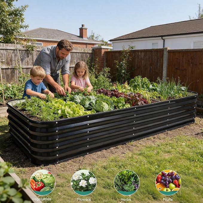 5 in 1Galvanized Raised Garden Bed - Image 7