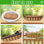HFHOME 4PCS 24 Inch Coco Liners - Image 6