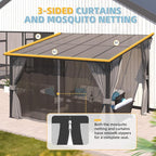 AECOJOY Wall Gazebo 12’ x 10’ - Image 4