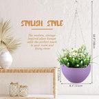 Zopeal 16 Pack Self Watering Hanging Planters, 8 Inch, Resin Material - Image 2