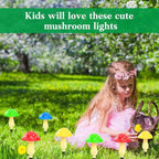 Solar Garden Decor Lights, Solar Powered Mushroom Outdoor Waterproof Long - Image 7