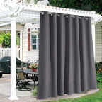 RYB HOME Extra Wide Outdoor Curtains by RYBHOME