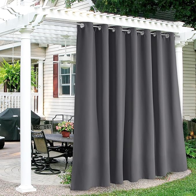 RYB HOME Extra Wide Outdoor Curtains by RYBHOME