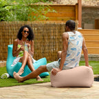 Jaxx Leon Outdoor Bean Bag Ottoman Bench, Premium Sunbrella - Image 6