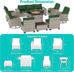 13-Piece Outdoor Patio Furniture Set - Image 5