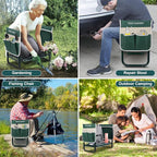 FEED GARDEN Garden Kneeler and Seat, Upgraded Foldable Gardening Stool - Image 8