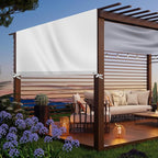 Universal Pergola Replacement Canopy Outdoor Canopy Shade Cover Waterproof by Wowangce