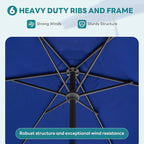 OLIXIS 7.5ft Patio Umbrella - Image 3