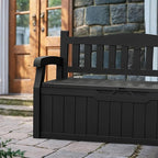 Devoko 80 Gallon Storage Bench Deck Box Lockable - Image 4