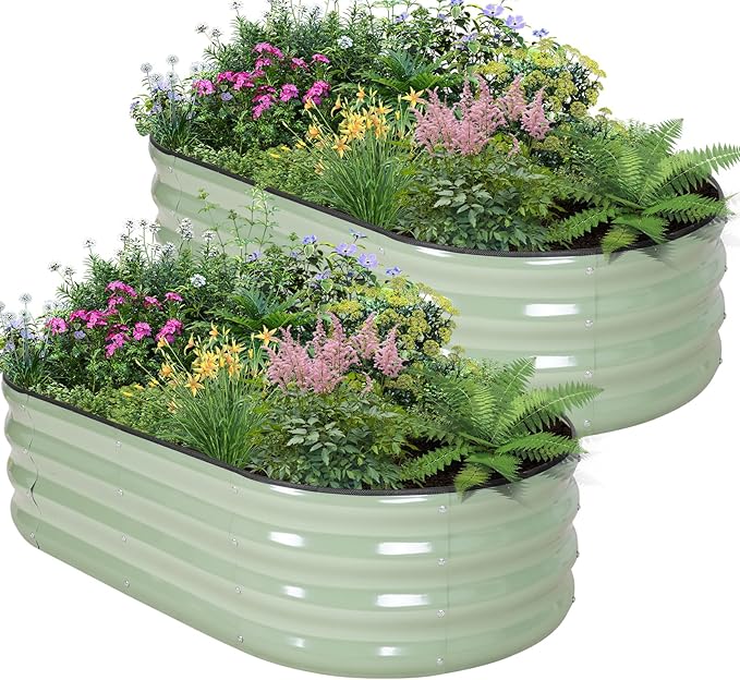 Galvanized Raised Garden Bed by BIRDSINYARD