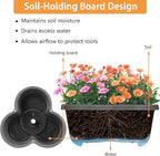 VECELO 5 Tier Vertical Garden Planter, Self Watering Stackable Planters - Image 4