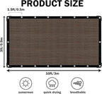 Sun Shade Cloth with Grommets, 90% UV Protection Shade Fabric, Pergola Shade - Image 2