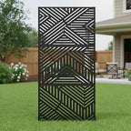 Casaphoria Metal Privacy Screen Outdoor, Ivan Black by Casaphoria