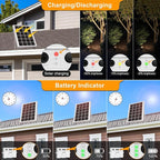 MEIKEE 6 in 1 Solar Spotlights Outdoor, 6W/6V Solar Powered Landscape Lights - Image 5