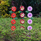 Set of 3 Solar Garden Lights, 22.6'' H Flowers Decorative Garden Stakes - Image 5
